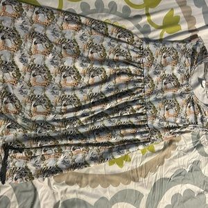 Animal safari boutique dress